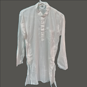 (410) 2 Classic 100 % Cotton, White Men's Kurta's